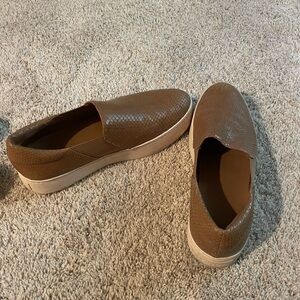 Vince Tan Slip-On Sneakers